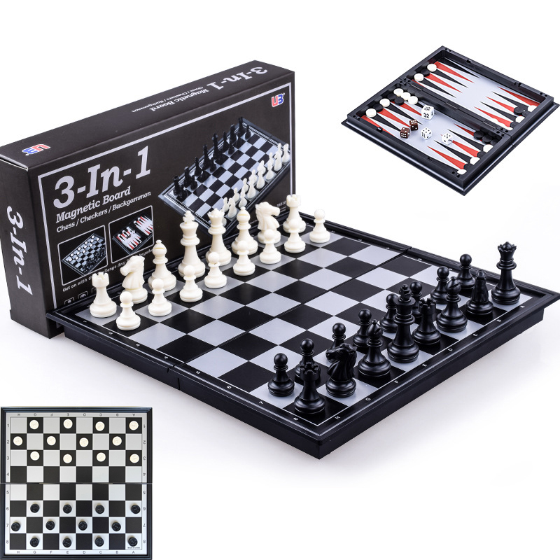 Board Game Ludo - Ajedrez magnético plegable, tablero de juego