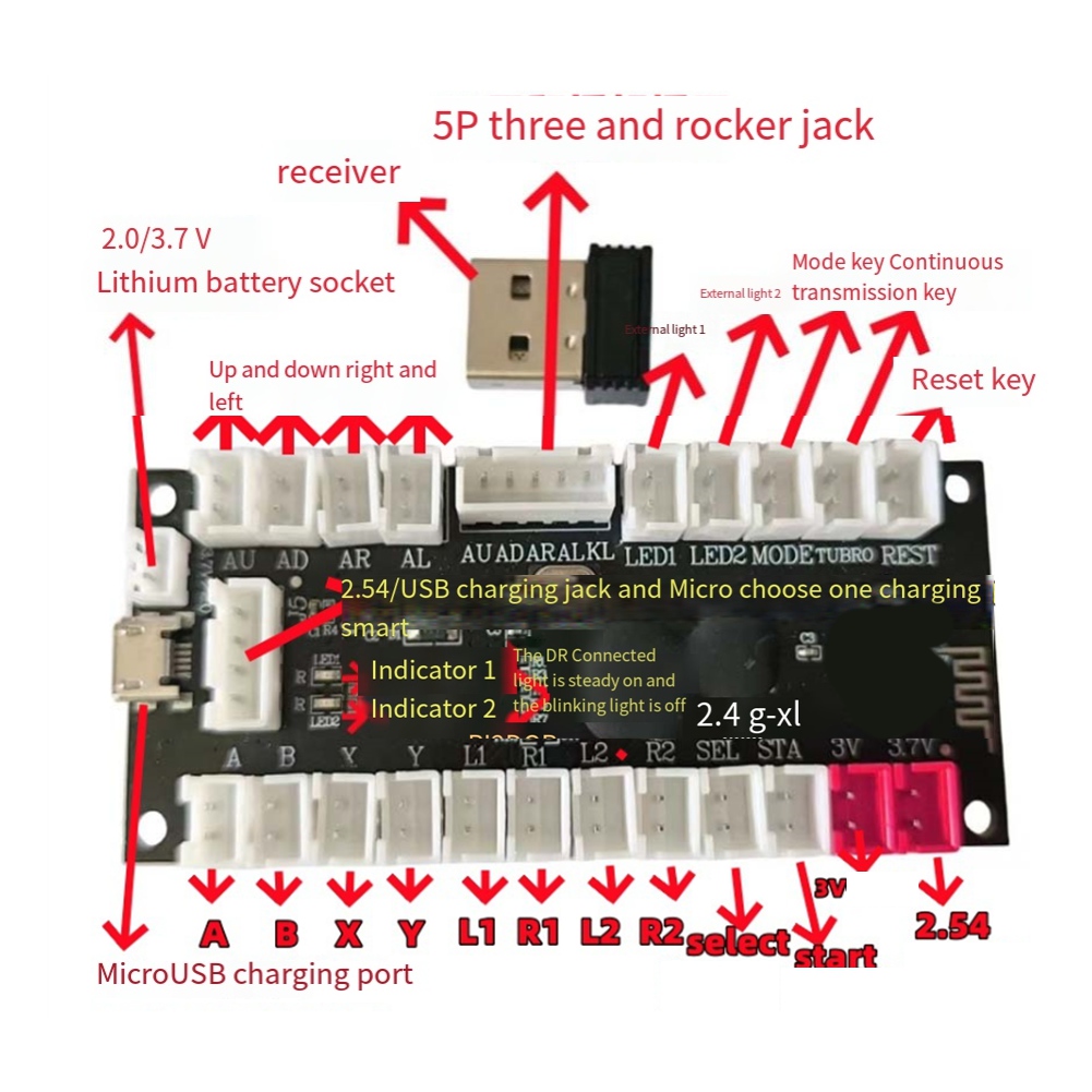 Board Game Android - L77A 2.4G Kit de piezas DIY