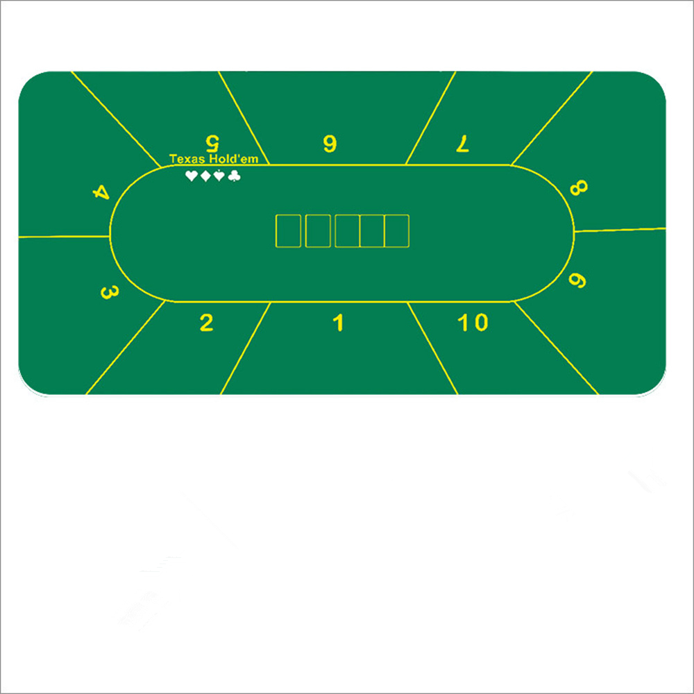 Board Game With Chips - Tapete Antideslizante de Goma para Casino,