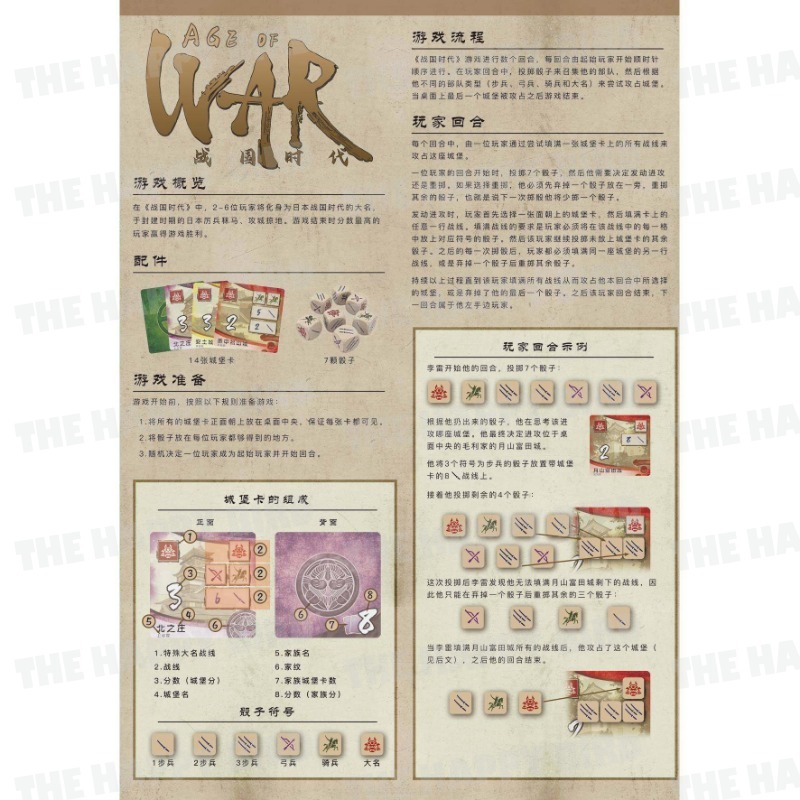 Age of War/Yokai/Tofu Kingdom, - Board Game War reseña y precio