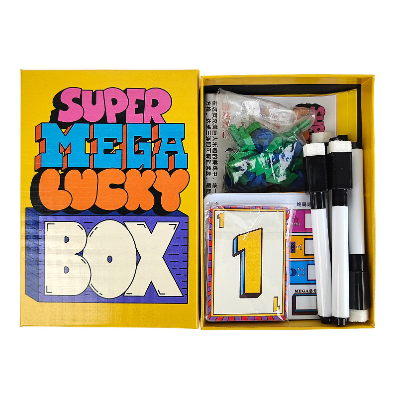 Juego de Mesa Super Mega Lucky - Board Game Card reseña y precio
