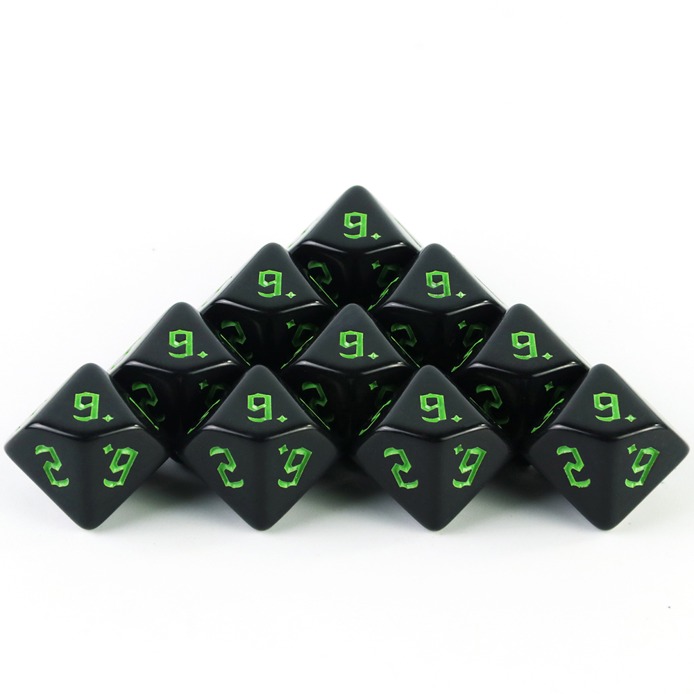 Dados de juego de dados D10, d - Board Game Ludo reseña y precio