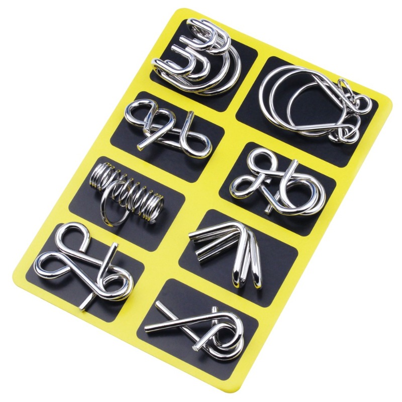 Juego de 8 Rompecabezas Metáli - Board Game Ideas reseña y precio