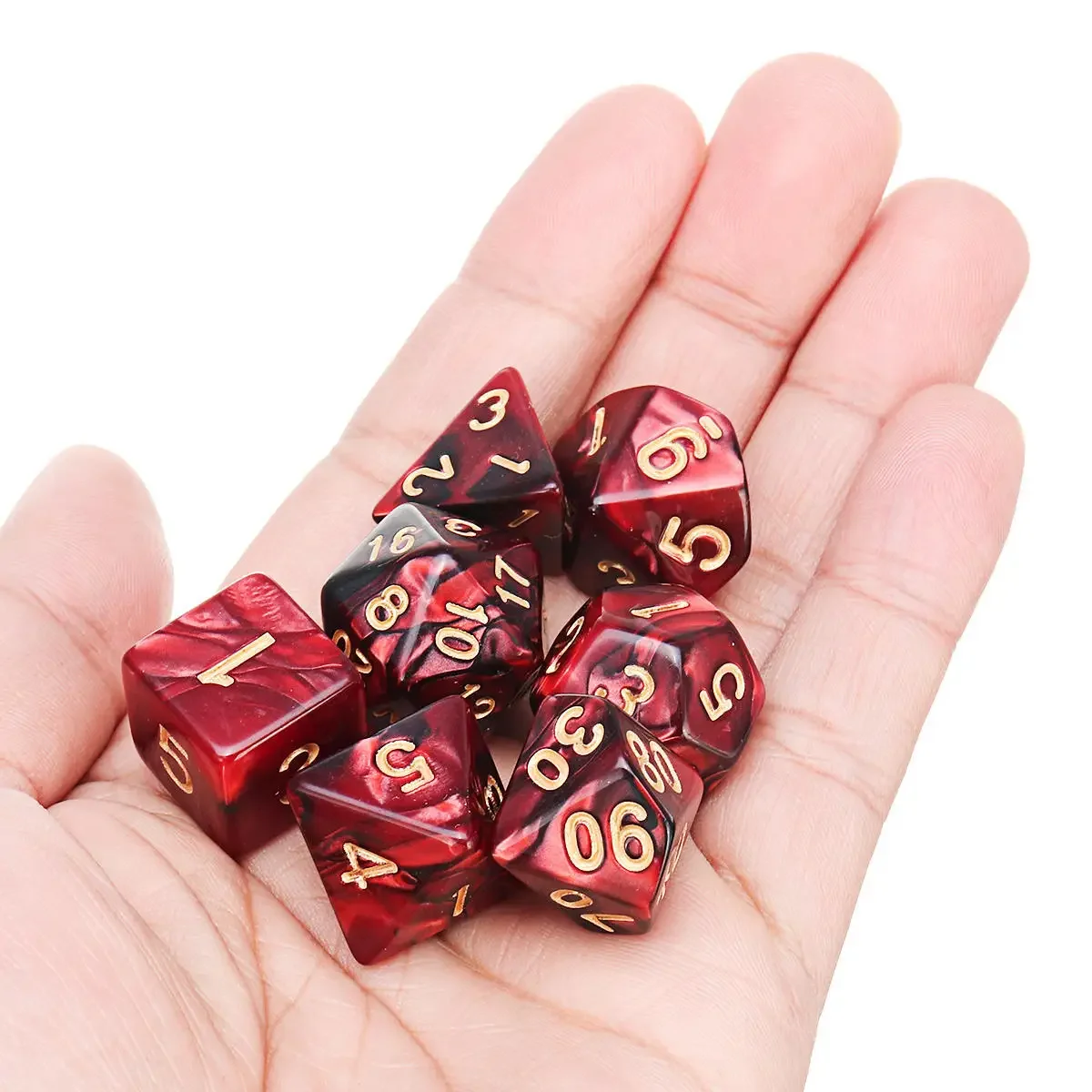 Dados poliédricos de doble col - Board Game Ludo reseña y precio