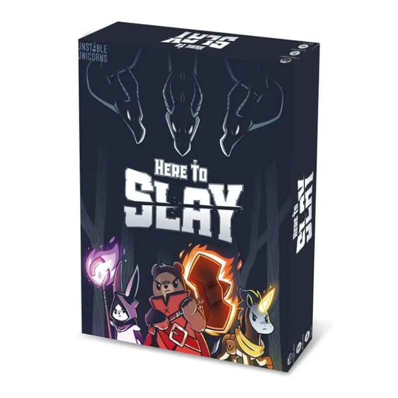 Aquí para escotar aquí a Sleig - Board Game Here To Slay reseña y precio