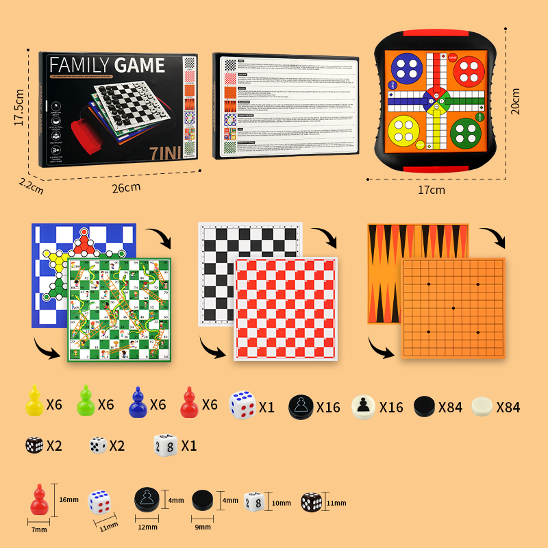 Juegos de Mesa 3 en 1/5 en 1/7 - Board Game Review reseña y precio