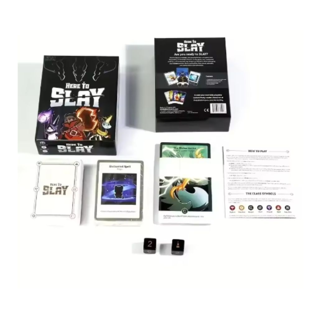El más nuevo juego de base Tee - Board Game Here To Slay reseña y precio